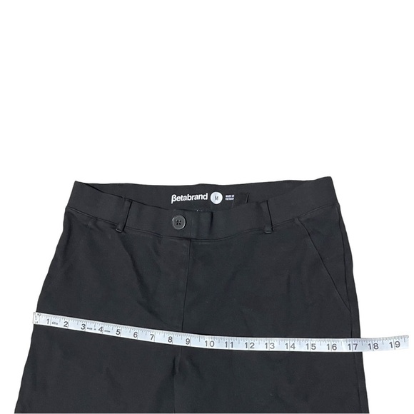 Betabrand Black Yoga Pants Black Leggings Flare Size M - Picture 10 of 13